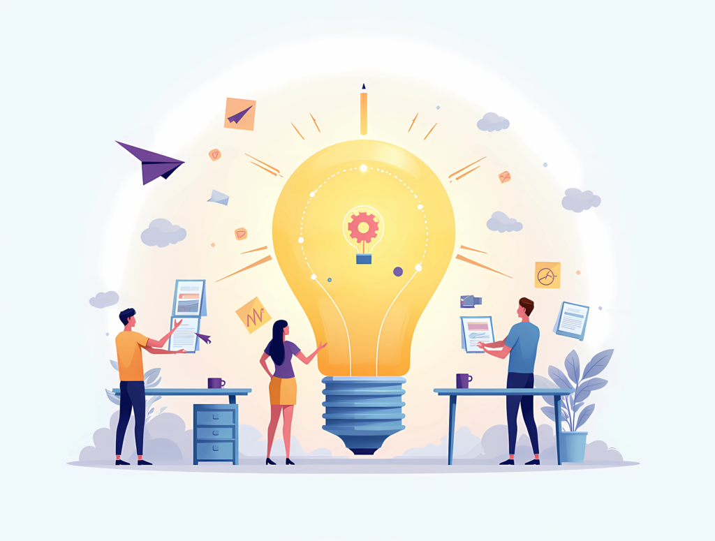 Digital marketing team creating data-driven SEO and growth strategies for startups and online business success